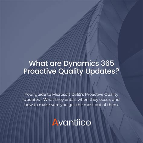 Proactive quality updates overview .